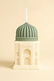 Kubbe Tasarımlı Cami Figürlü Dekoratif Mum