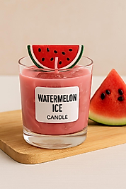 Karpuzlu Jel mum ıce watermelon candle