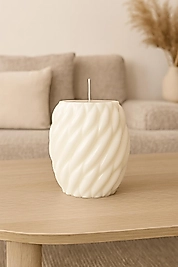 Dekoratif Örgü mum devasa büyük mum