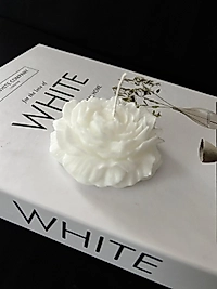 Şakayık Dekoratif Mum Doğal Kokulu