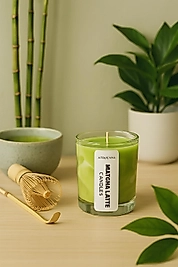 MATCHA LATTE CANDLES Matchalı mum